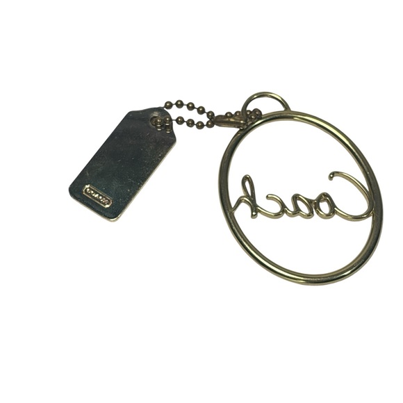 Coach Gold charm with Gold Hang Tag! Comes with Dusty! - Picture 3 of 4